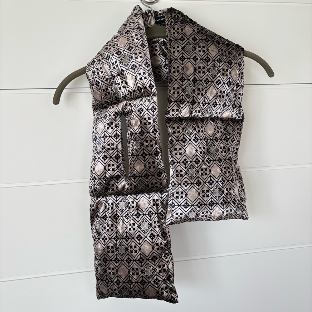 Anthropologie Janvier Velvet Soft Geometric Puffer Scarf Women's - Picture 12 of 14